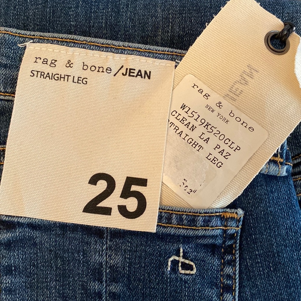 NWT! Rag & Bone Straight leg jean